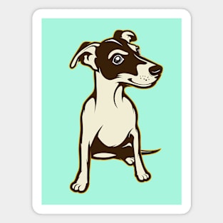 Jack Russell Terrier Dog Art Magnet